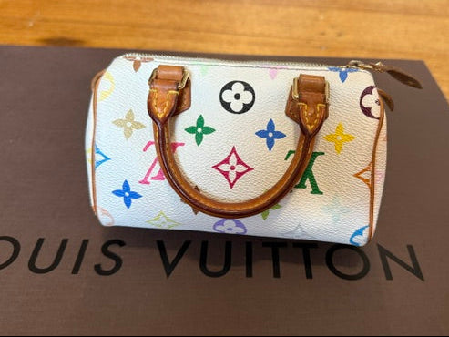 Vintage Louis Vuitton Murakami Multicolour Nano Speedy