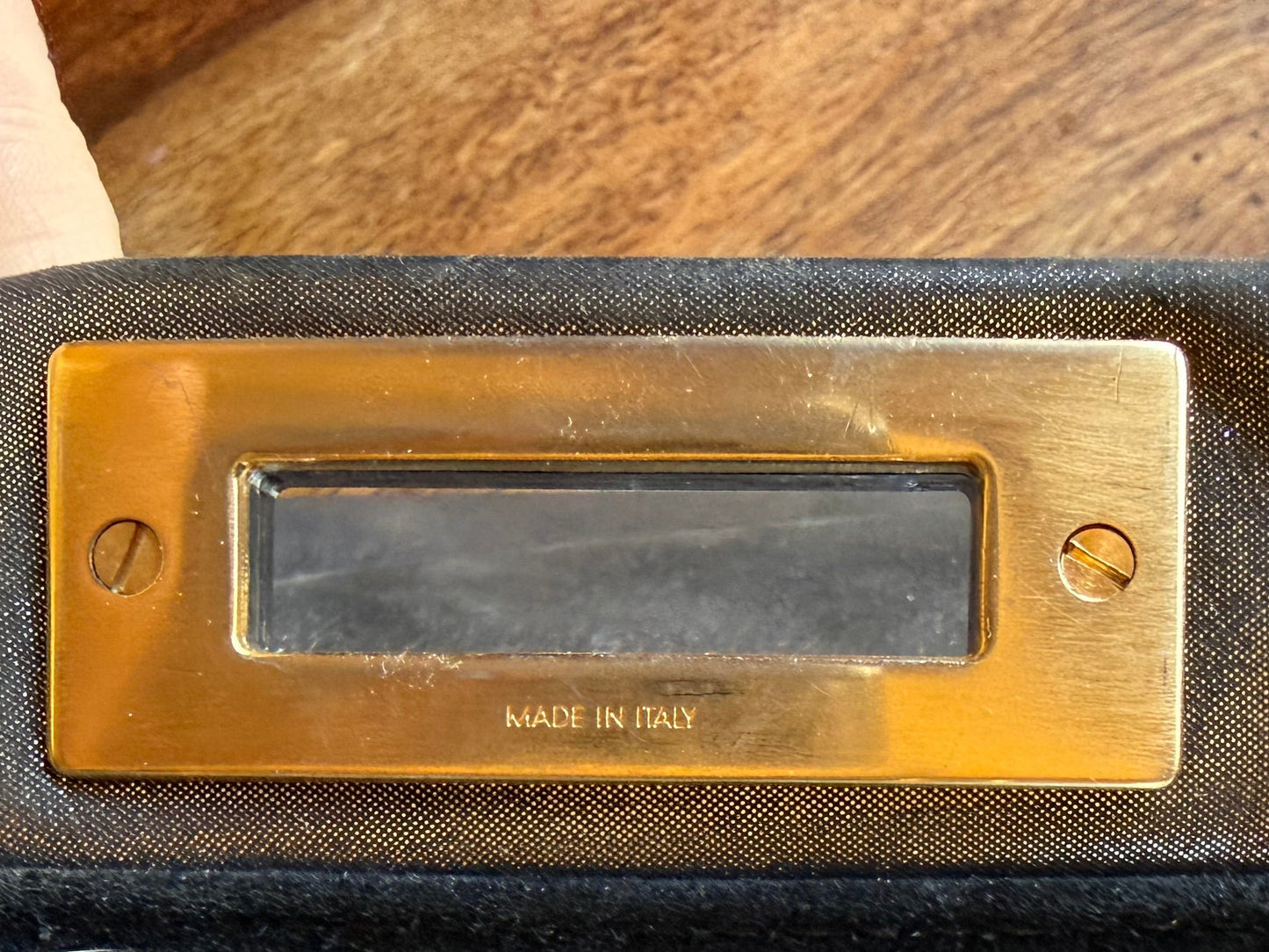 Vintage Fendi Metallic Nylon Peakaboo