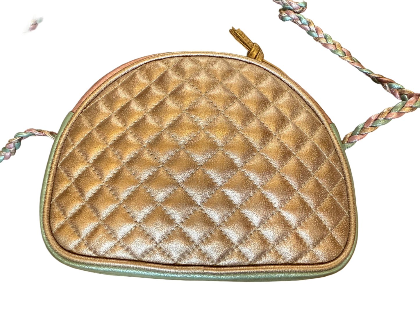 Gucci Trapuntata Mini Multicolor Metallic Calfskin Crossbody Bag