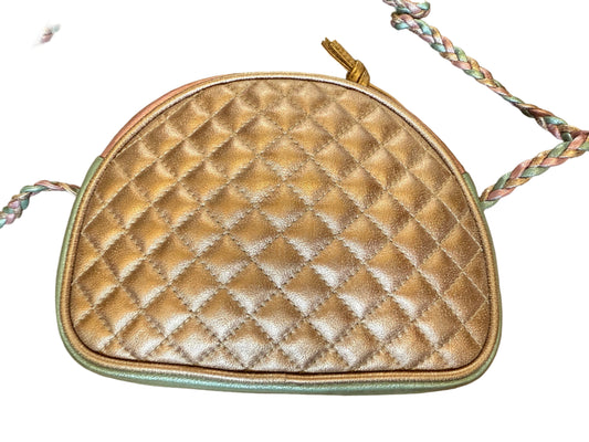 Gucci Trapuntata Mini Multicolor Metallic Calfskin Crossbody Bag