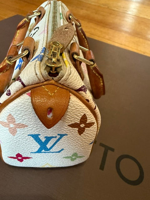 Vintage Louis Vuitton Murakami Multicolour Nano Speedy